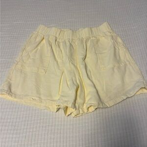 Women's Yellow Shorts